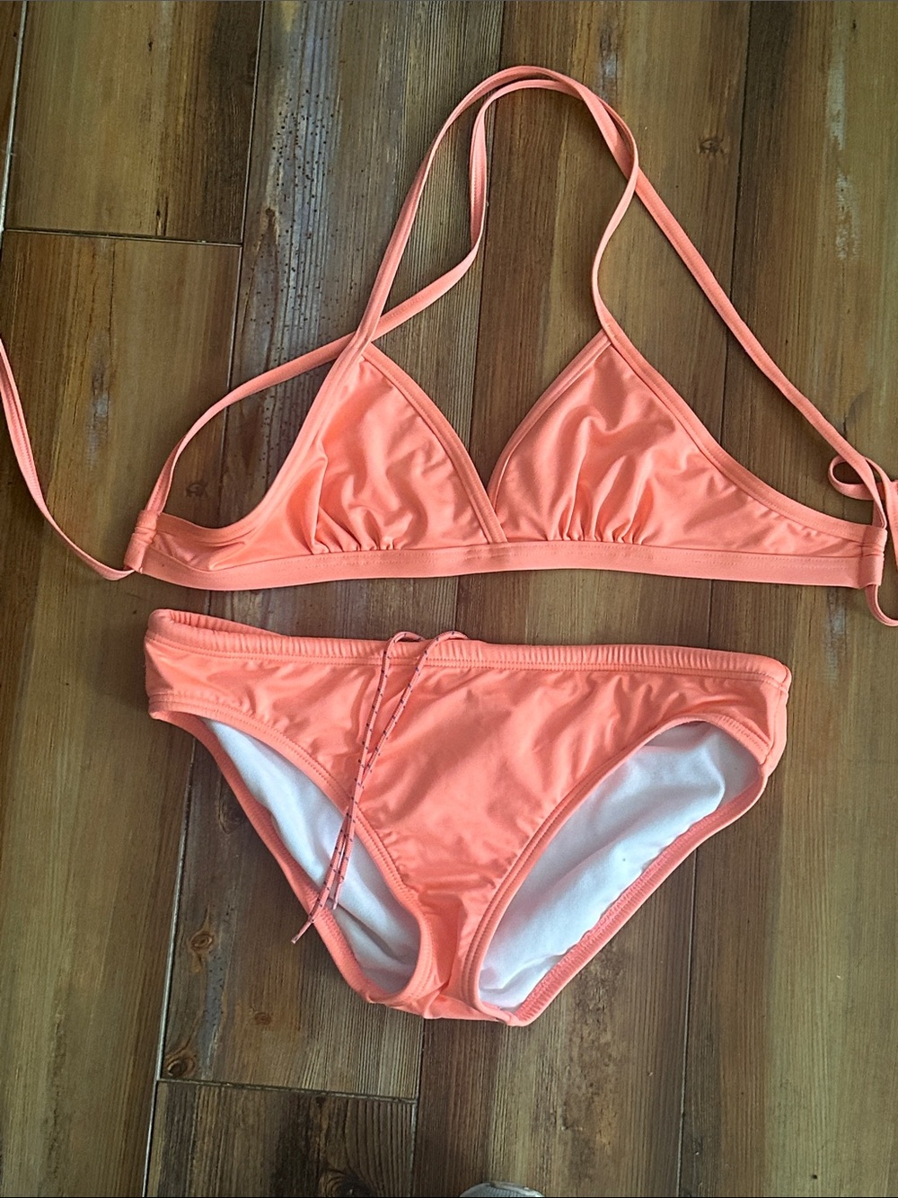 TYR Coral Triangle Bikini Set M top L bottoms